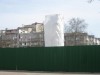 В Симферополе снова полностью спрятали памятник Ленину (фото)