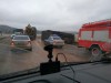 На перевале в Крыму из-за гололеда перевернулись автобус с людьми и три авто (фото)