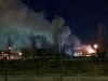 Сильный пожар за вокзалом Симферополя уничтожил склад