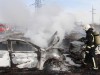 На стоянке под Симферополем сгорело 20 автомобилей (фото)