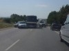 Сегодня днём в Крыму под Феодосией столкнулись два автобуса и два легковых авто (фото)
