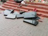 Севастополец разгромил памятник "Небесной Сотне" в Киеве (фото)