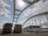 Грузовики пустят по Крымскому мосту с конца сентября