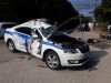 На ЮБК мотоцикл влетел в машину полиции, водитель погиб (фото)