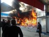 В Симферополе горел Центральный рынок (фото)
