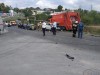 В Севастополе мусоровоз протаранил 15 машин (фото)