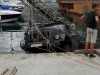 На крымской набережной в воду упал грузовик (фото)