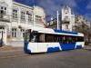 В Евпатории начали работать новые трамваи
