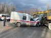 В Крыму скорая влетела в автокран (фото)
