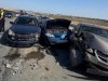 Из-за пожара у дороги в Крыму столкнулись 15 авто