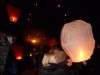 В Симферополе в небо запустили десятки японских шариков