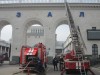 В Симферополе потушили пожар на вокзале