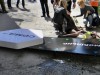 В Крыму на девушку упал рекламный щит