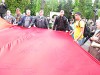 Приехавшим из Крыма удалось развернуть во Львове Знамя Победы