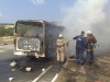 В Крыму туристы чуть не сгорели в автобусе