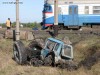 Поезд в Крым протаранил трактор