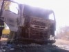 В Крыму на ходу сгорел грузовик