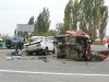 Фото с места ДТП в Крыму, где в момент столкновения двух "Москвичей " погибло пятеро
