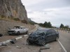 В Крыму на мокрой дороге в ДТП попала семья из четырех человек