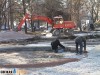 В Симферополе мороз рабочих не пугает