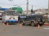 В Крыму джип врезался в троллейбус