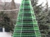 В Крыму создали елку из бутылок шампанского