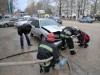 В Крыму у водителя на иномарке вспыхнул капот
