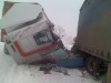 В жутком ДТП в Крыму фурам разворотило кузова, погиб водитель из Грузии
