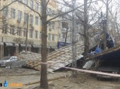 Люди не пострадали.