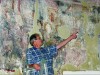 Эксперт в Феодосии осмотрел старинные фрески храма Дмитрия Солунского