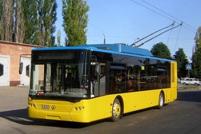 В Крым пригнали львовские троллейбусы (фото из интернета)