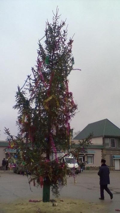 В Крыму не везде нашли денег на елки