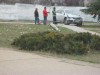 В Крыму девушка на авто завалила бетонный столб