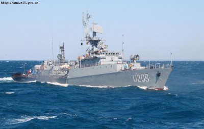 В Черное море на стрельбы ушел украинский корвет