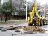 В Крыму посреди города провалилась дорога