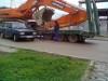 В Крыму ВАЗ влетел в грузовик с экскаватором (фото)
