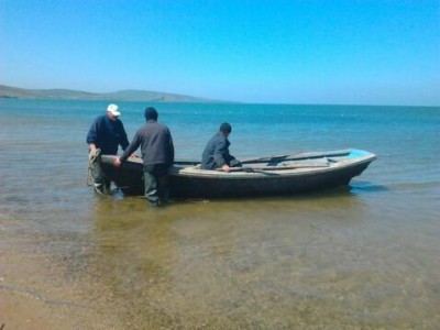 В Азовском море спасали рыбаков