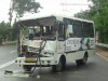 В Крыму автобус врезался в грузовик с пропаном: шесть пострадавших (видео)