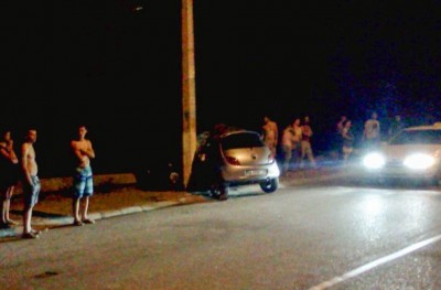 В Крыму чиновник врезался на авто в столб