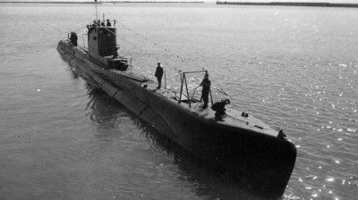 Появились кадры с затонувшей советской подлодки