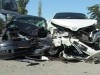В Крыму столкнулись три авто - восемь пострадавших, почти все женщины (добавлено видео)