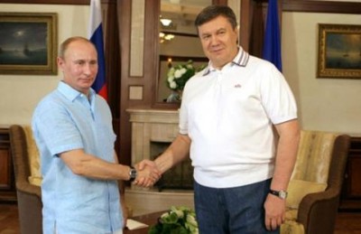 Янукович с Путиным встречаются в Севастополе