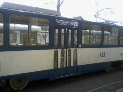 Трамваи в Запорожье теперь с интернетом