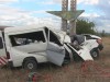 В Крыму маршрутка врезалась в столб - двое погибших (фото)
