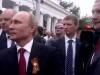В Севастополе Путин прошелся по городу (видео)