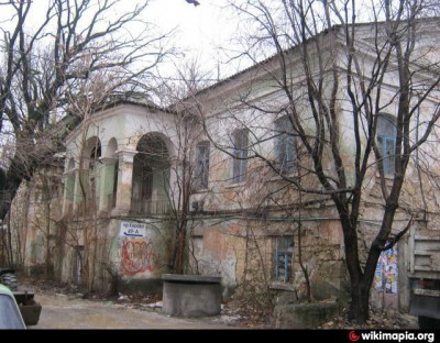 Снесенный дом Щербины в Симферополе