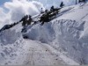 На дорогу в Крыму сошла снежная лавина