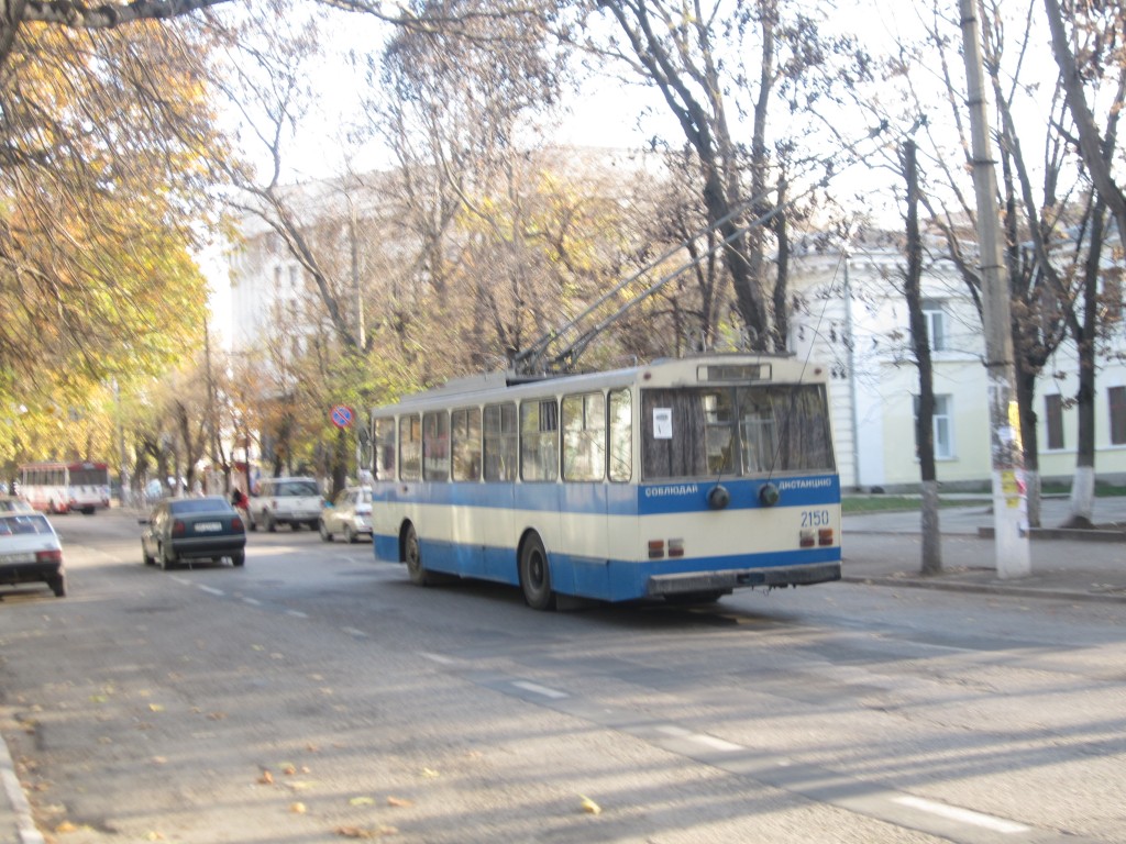 Старый троллейбус в Симферпооле