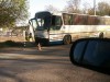 В Крыму из-за сердечного приступа водителя автобус влетел в столб (фото)