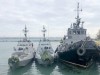 Появилось видео и фото захваченных у Крыма украинских кораблей (фото+видео)